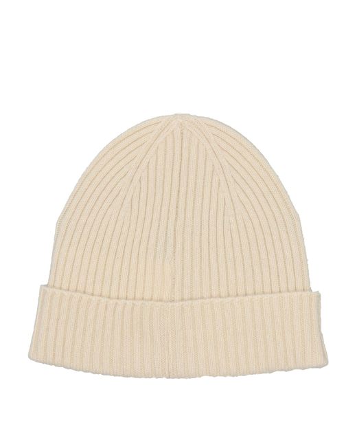 Brioni Natural Fisherman's Rib Beanie for men