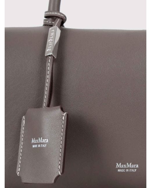 Max Mara Brown Holdallm Medium Satchel Bag