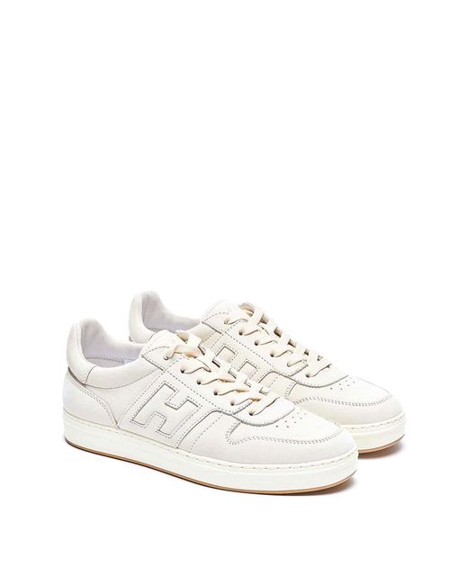 Hogan White H-Tv Sneakers for men