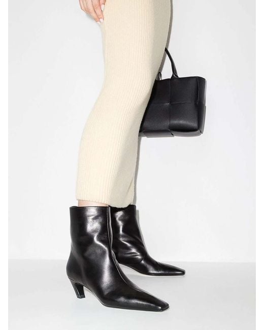 Khaite Black Arizona Ankle Boot