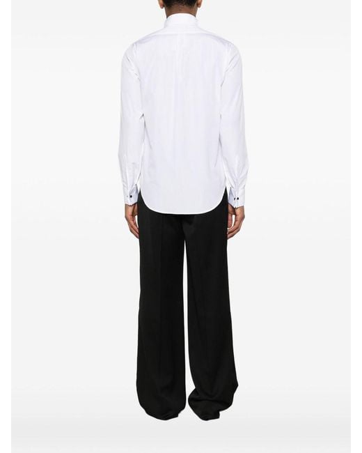 Emporio Armani White Cotton Shirt for men