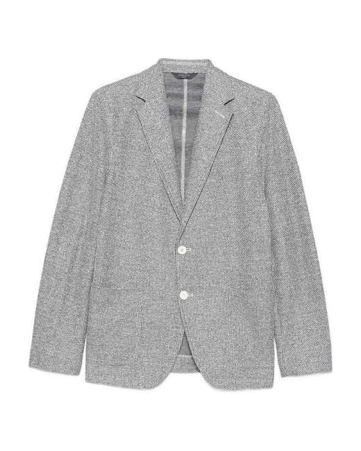 Circolo 1901 Gray Blazer Jacket With Pockets for men