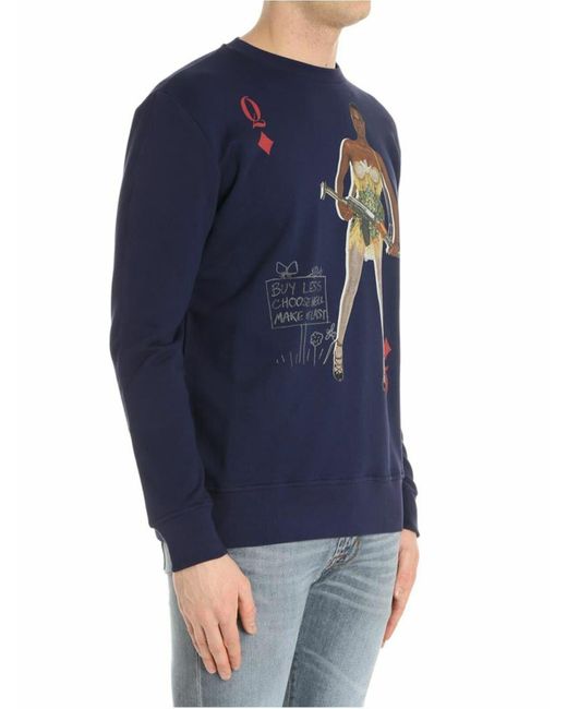 Vivienne Westwood Blue Print Sweatshirt