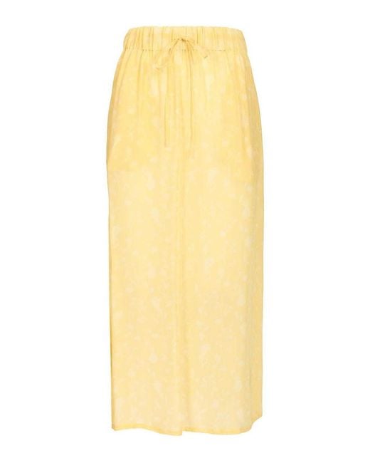 Grifoni Yellow Floral Skirt