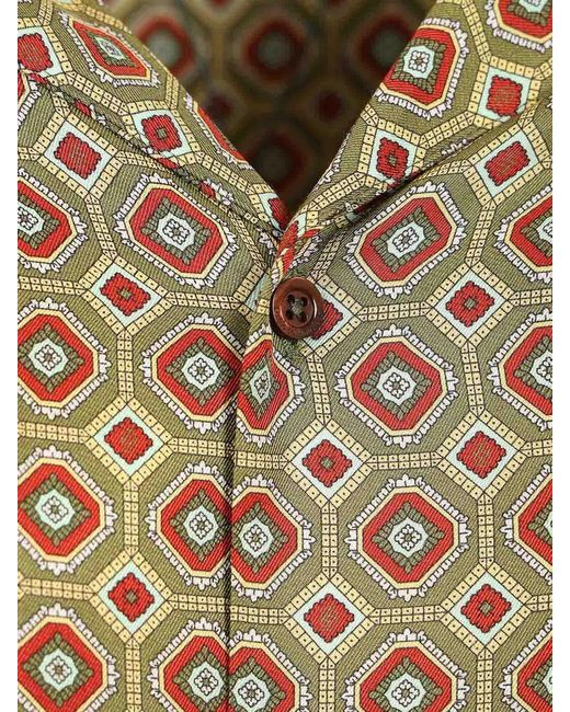 Drole de Monsieur Brown Chemise Geometric for men