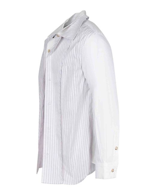 ANDERSSON BELL White Shirt Made From Cotton Blend for men