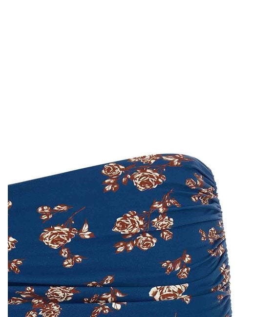 Magda Butrym Blue 01 Swimsuit Skirt
