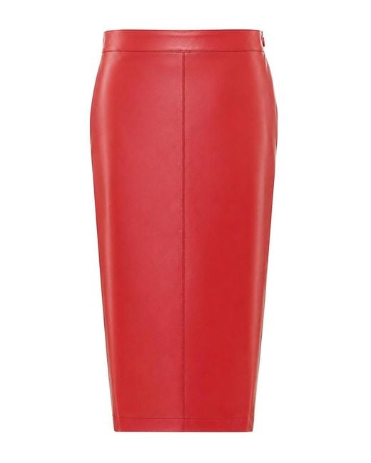 Mulberry Red Gerbera Skirt
