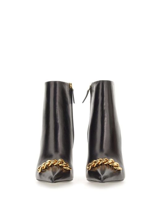 Tom Ford Gray Leather Boot