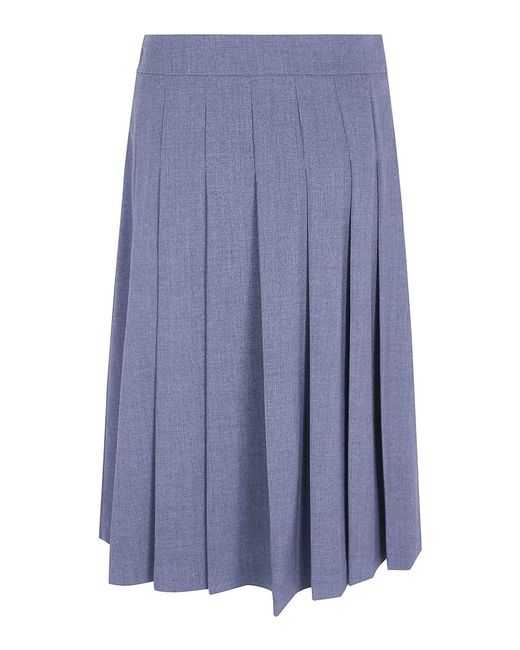 DR. HOPE Blue Classic Skirt