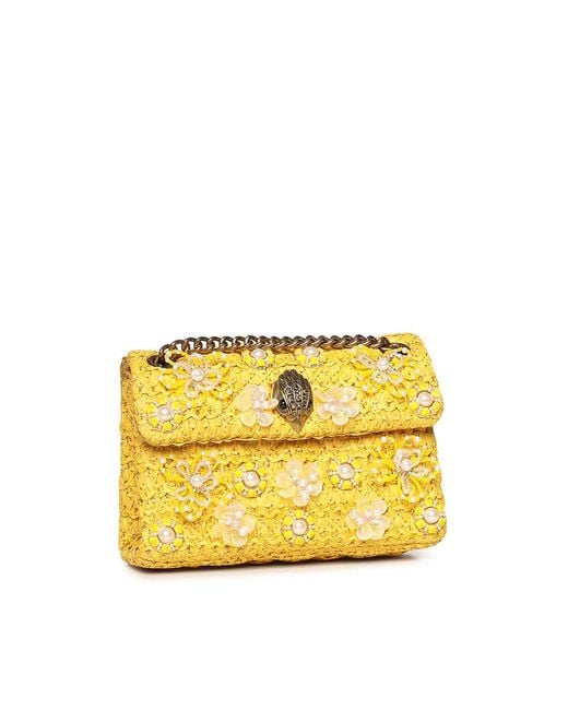 Borsa Mini di Kurt Geiger in Yellow