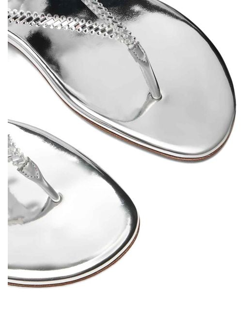Casadei White Josephine Sandals
