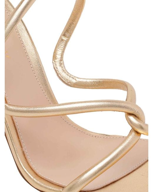 Gianvito Rossi Metallic Jungle Mamba Pump Sandals