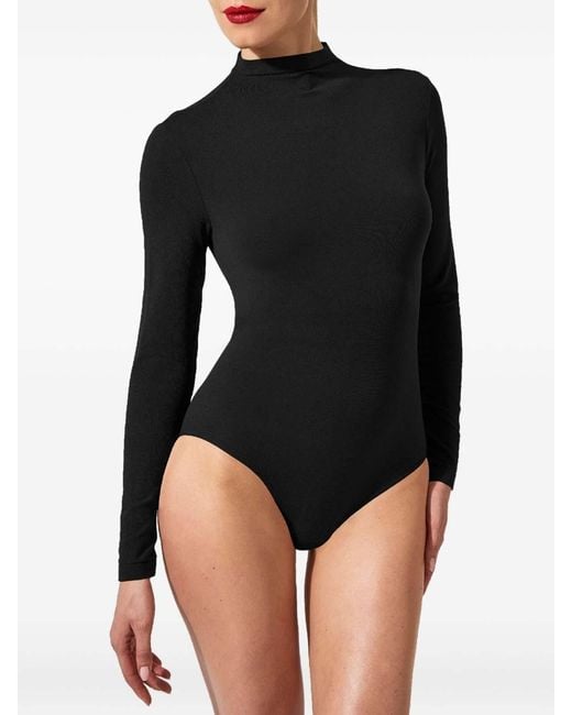 Wolford Black High Neck Pullover