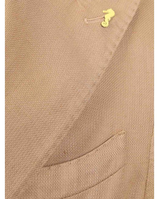 Guarinucci Natural Cotton Linen Blazer for men