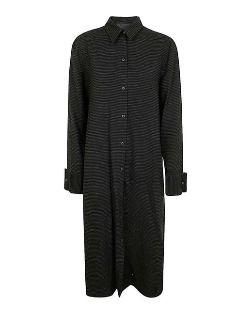 Maria Calderara Black Shirt Dress