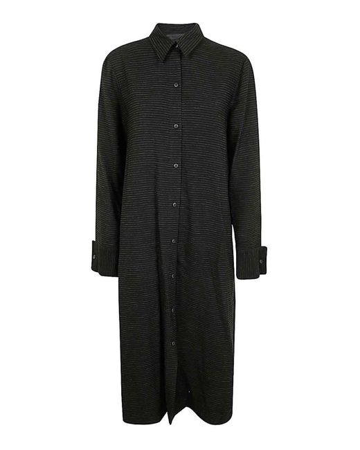Maria Calderara Black Shirt Dress