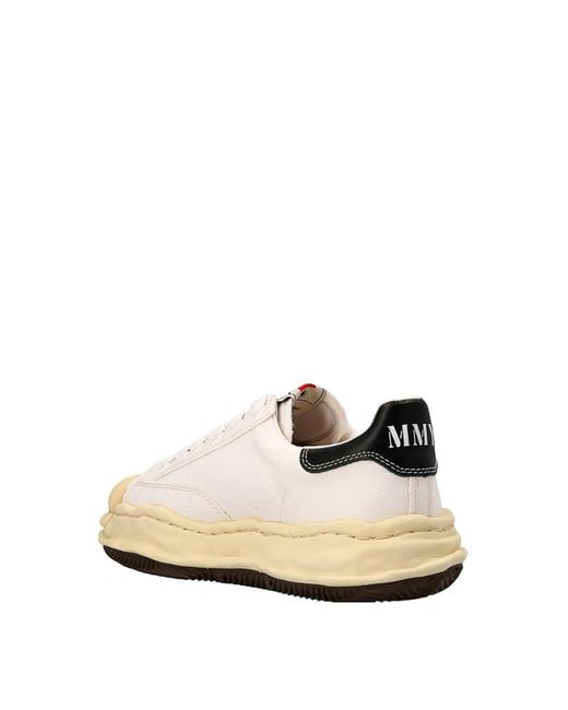 Maison Mihara Yasuhiro White Blakey Sneakers