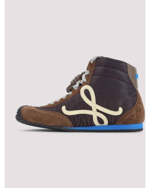 Loewe White Ballet Runner 20 High Top Sneakers