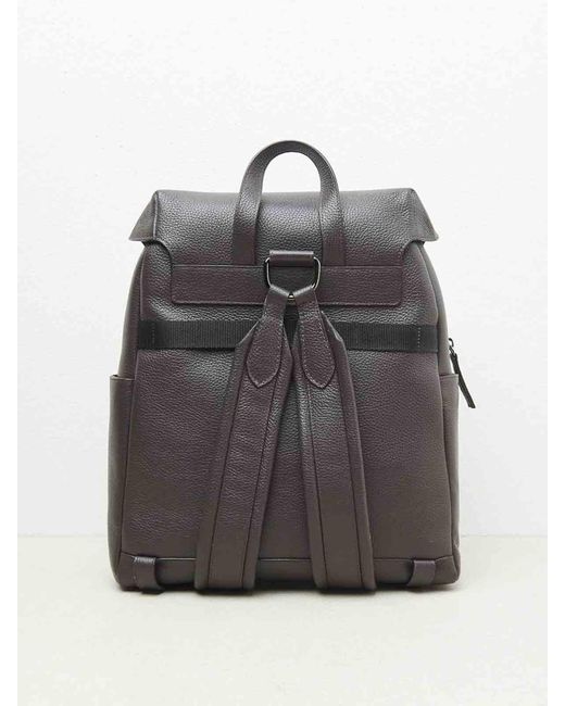 Peserico Gray Backpack for men