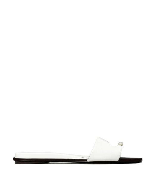 Tory Burch White Sandals