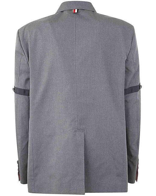 Thom Browne Black Casual Jacket for men