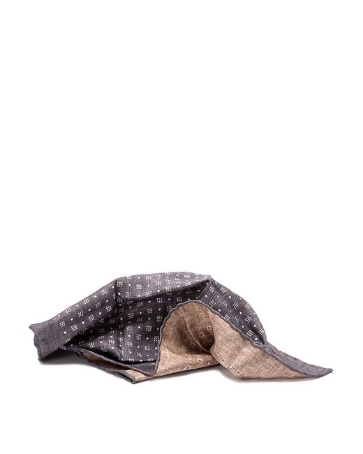 Brunello Cucinelli Brown Refined Scarf for men