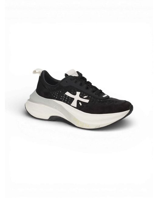 Premiata White Sneakers Nero
