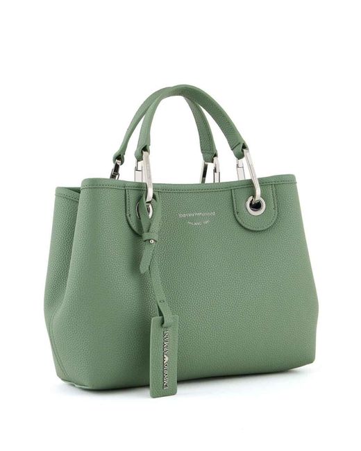 Emporio Armani Green Shopping Bag