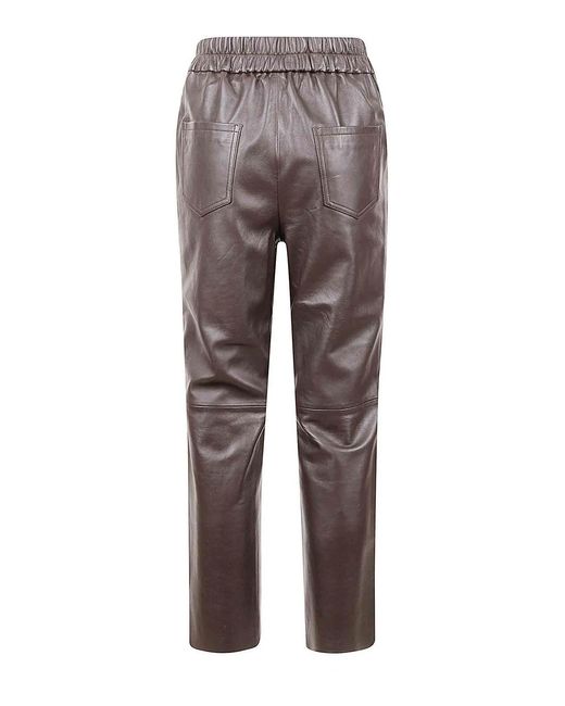 Via Masini 80 Brown Trousers