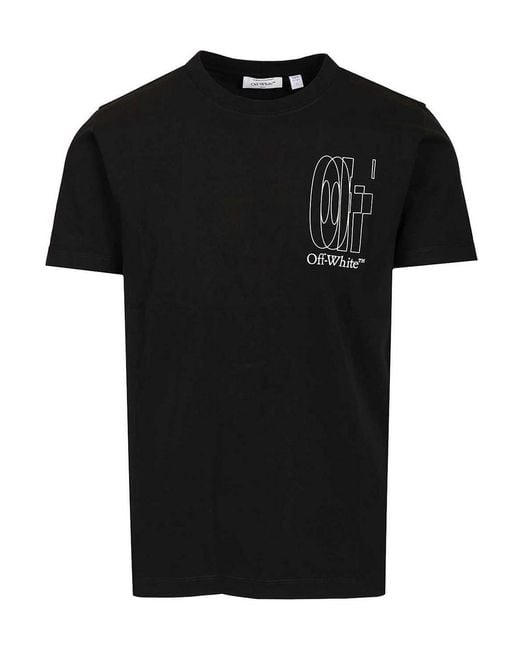 Off-White c/o Virgil Abloh Black Outline Double Arrow Slim T-Shirt for men
