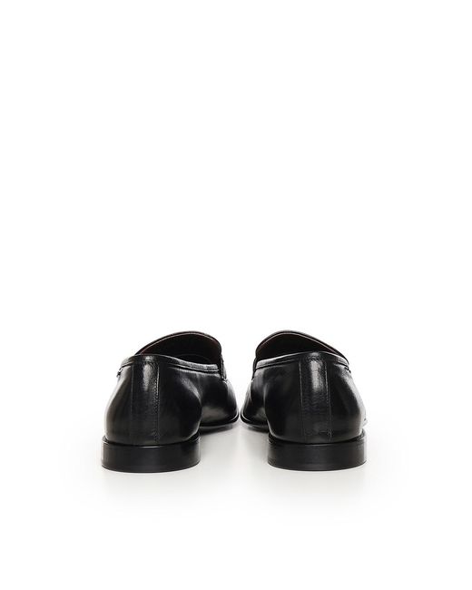 Alexander Hotto Black Tequila Leather Loafers for men