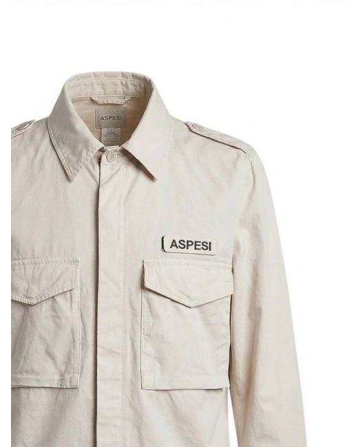 Aspesi Natural Expected Shirts for men