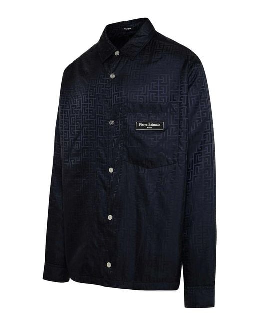 Balmain Blue Shirt for men