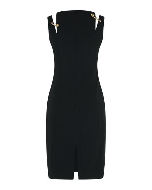 Versace Black Viscose Blend Dress