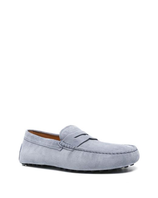 Tod's Gray Rubber Moccasin for men