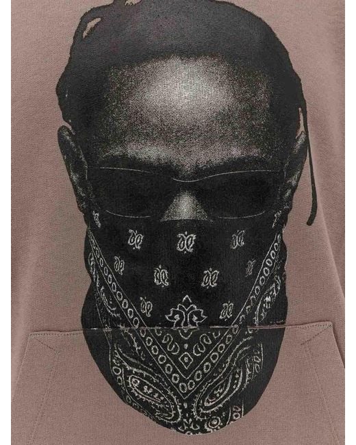 Ih Nom Uh Nit Brown Cotton Sweatshirt for men