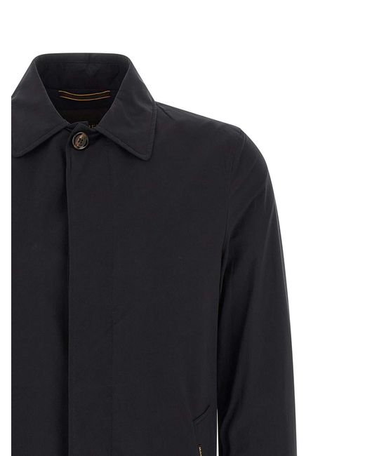 Moorer Blue Vittor-Ac Trench Coat for men