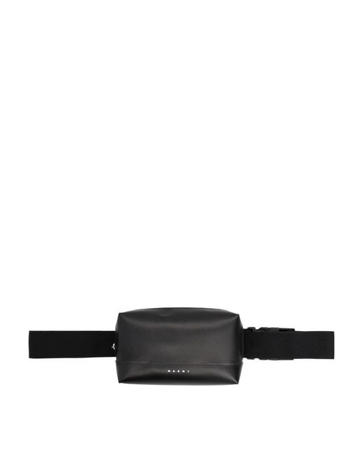 Marni White Pouch With Logo for men