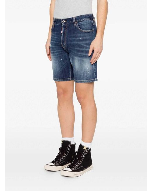 DSquared² Blue 'Marine' Shorts for men