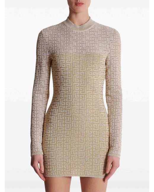 Balmain Natural Short Dress