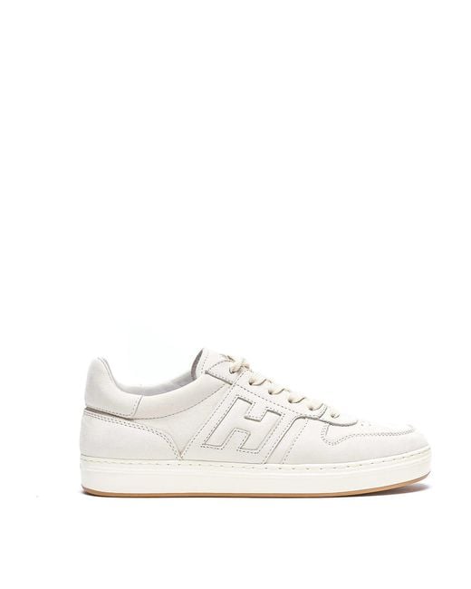 Hogan White H-Tv Sneakers for men