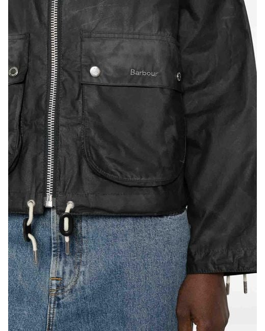Barbour Black Ribbed Jacket