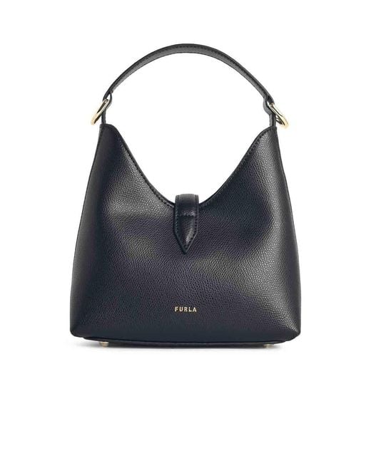 Furla Blue Hobo Iride Mini Bag