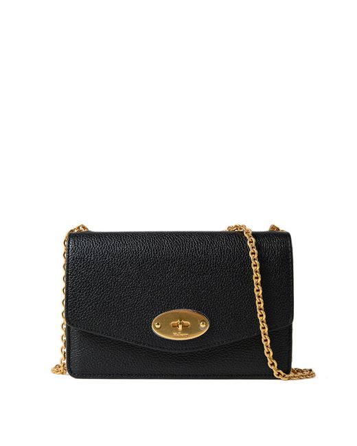 Mulberry Black Darley S Grain Print Leather Clutch