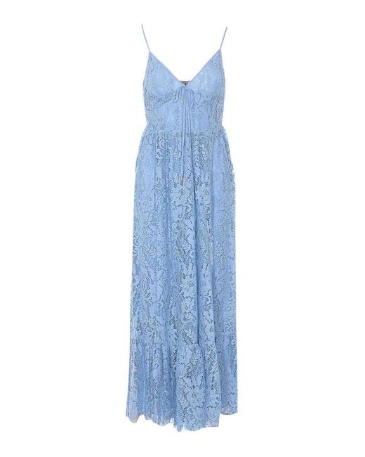 MICHAEL Michael Kors Blue Light Lace Dress