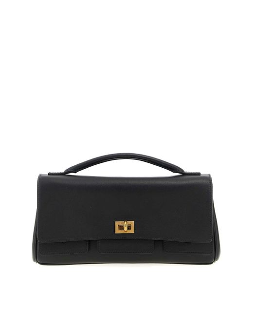 クラッチバッグ BALENCIAGA 'Bel Air' clutch Black Balenciaga Bel Air Clutch in Black | Lyst