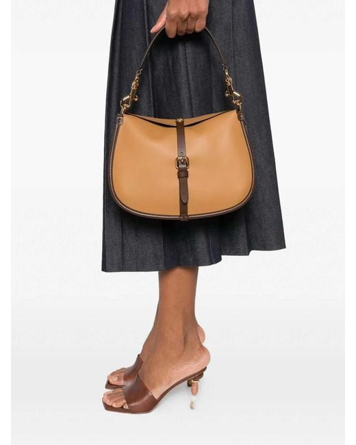 Etro White Medium Leather Pony Bag