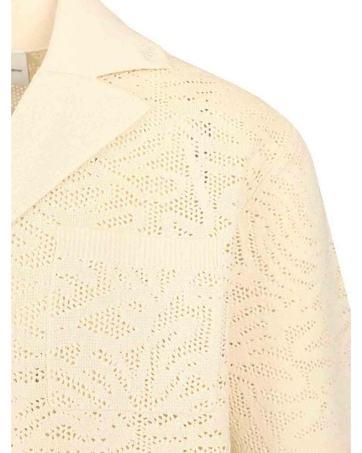 Drole de Monsieur Natural Maille Dentelle Shirt for men
