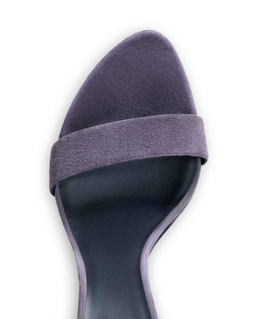 Alaïa Blue Cone Suede Sandals